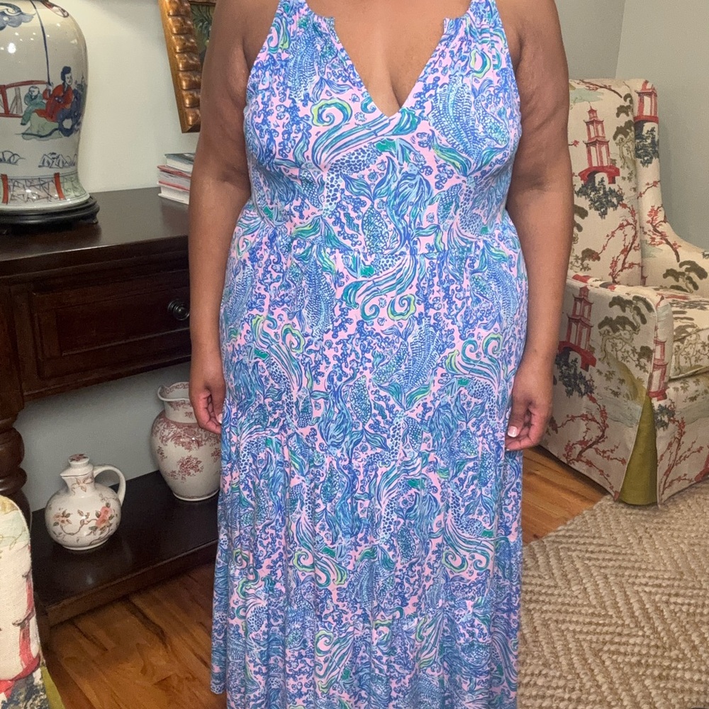 Lilly Pulitzer Maxi Dress XL Runs Big